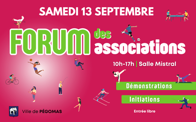 FORUM DES ASSOCIATIONS samedi 13 septembre
