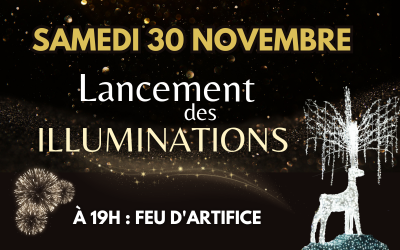 Lancement des illuminations de Noël