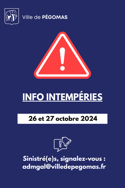 Intempéries octobre