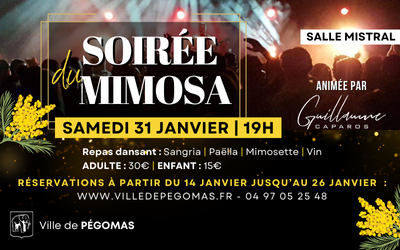 Soirée du mimosa – 31 janvier