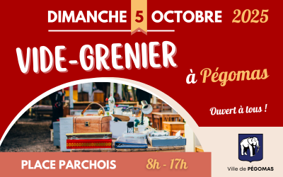 INSCRIPTIONS VIDE-GRENIER dimanche 5 octobre