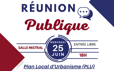 Réunion publique PLU 25 juin
