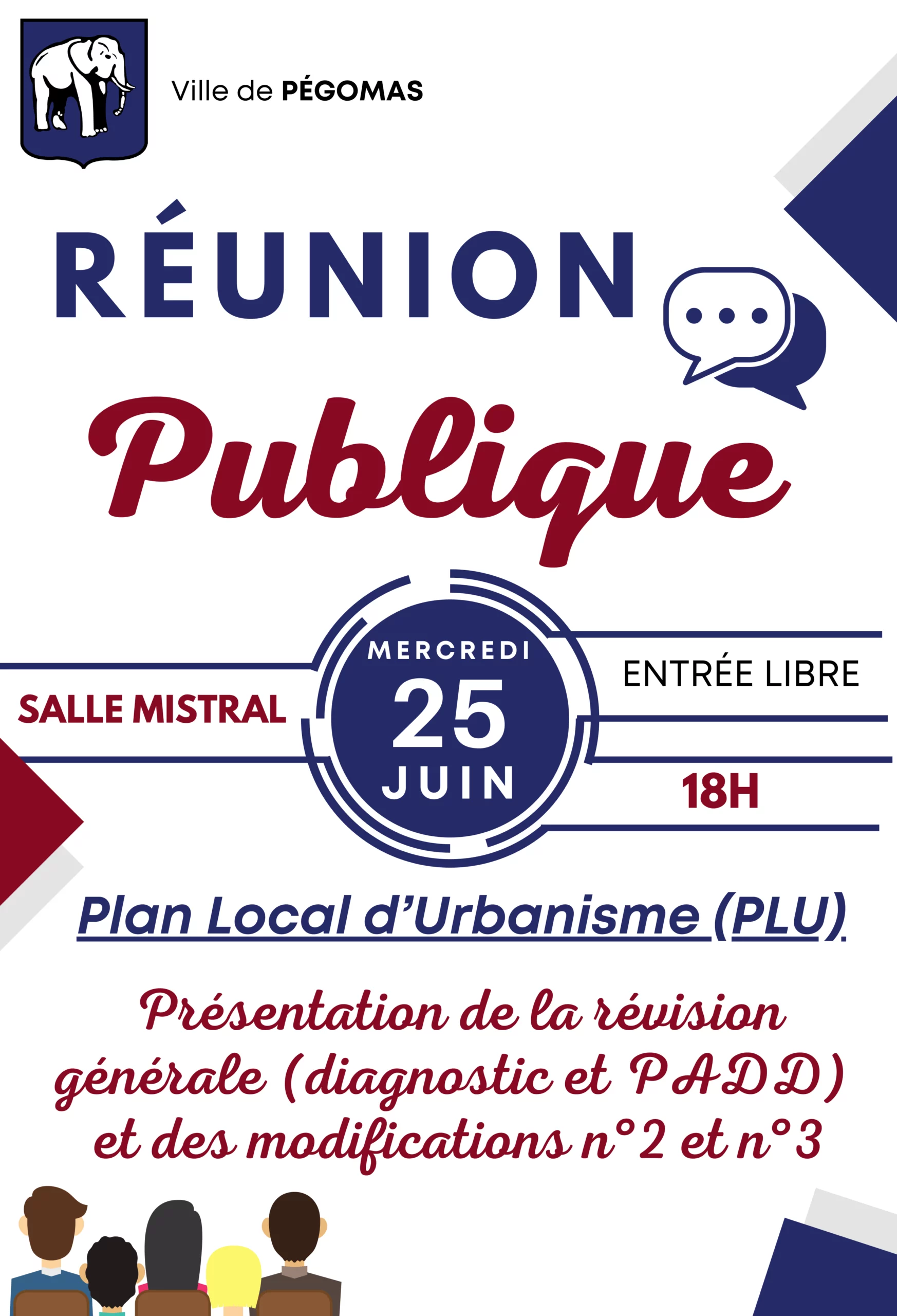 Réunion publique_PLU Réunion publique PLU Pégomas