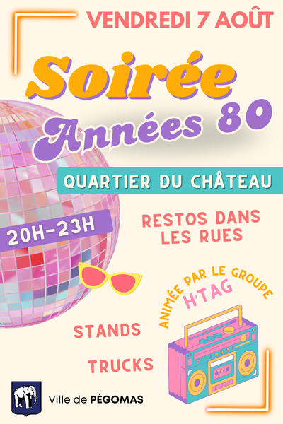 Soirée années 80 aout