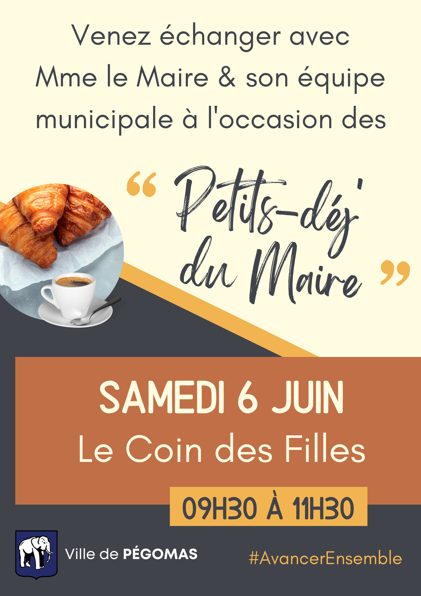 Petit déj du Maire juillet