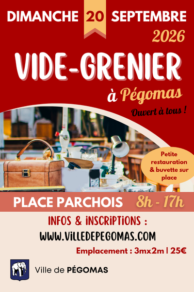 vide-grenier septembre pégomas