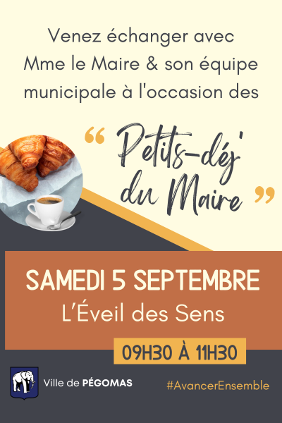 Petit déj du Maire juillet